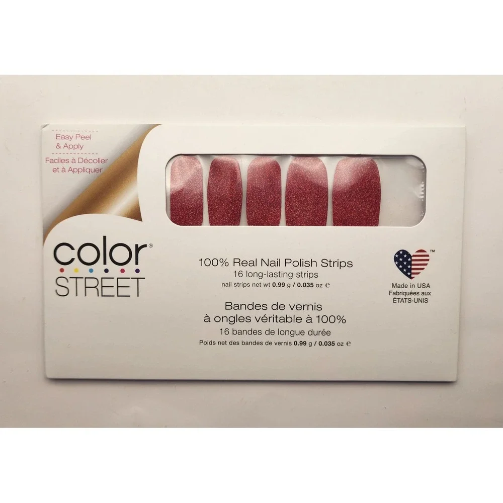 2‎ New Sets Of Color Street Real Nail Polish Strips, Cran-tastic, Inner Strength